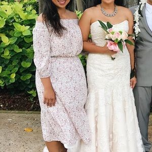 Floral Off the Shoulder Dress